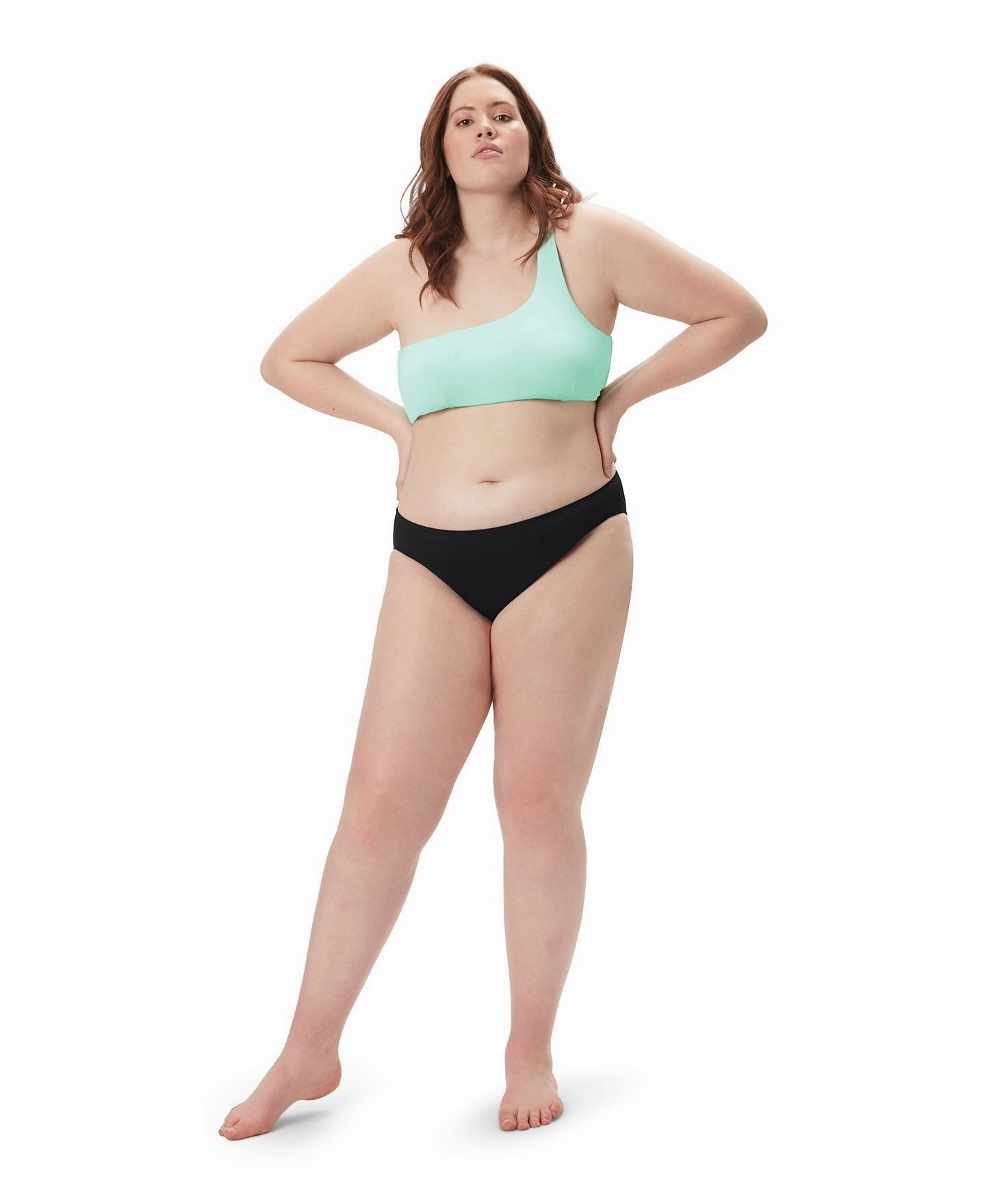 The Wynwood Bikini Top - Flat - Aqua