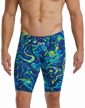 Thresher Hyperblitz Swim Jammer Limited Edition- Blue/Green casual mens swimwear, affordable swimwear for men