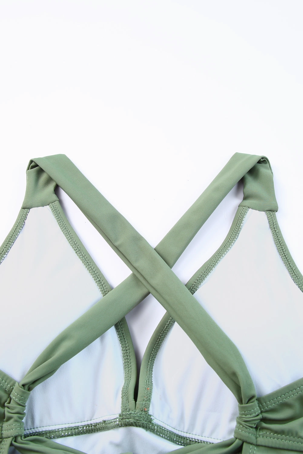Tie Back Sleeveless Swim Dress and Bottoms Set