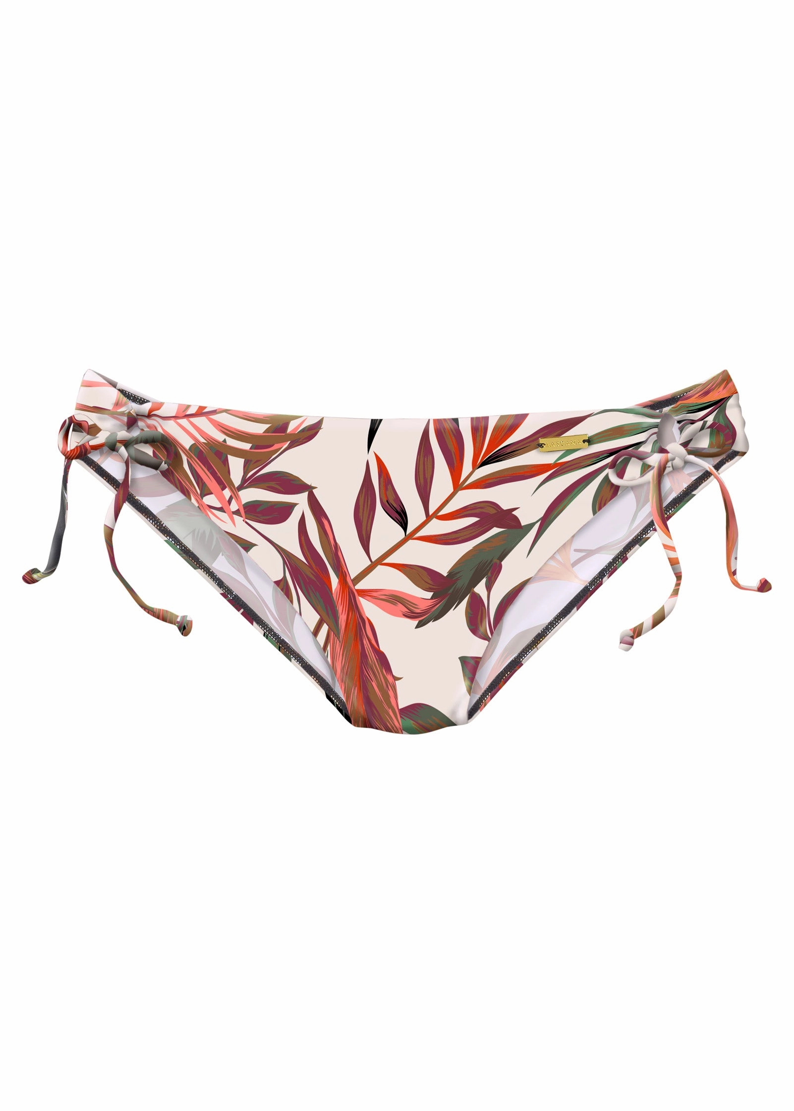 Tie Side Moderate Bottom - Rainforest Floral