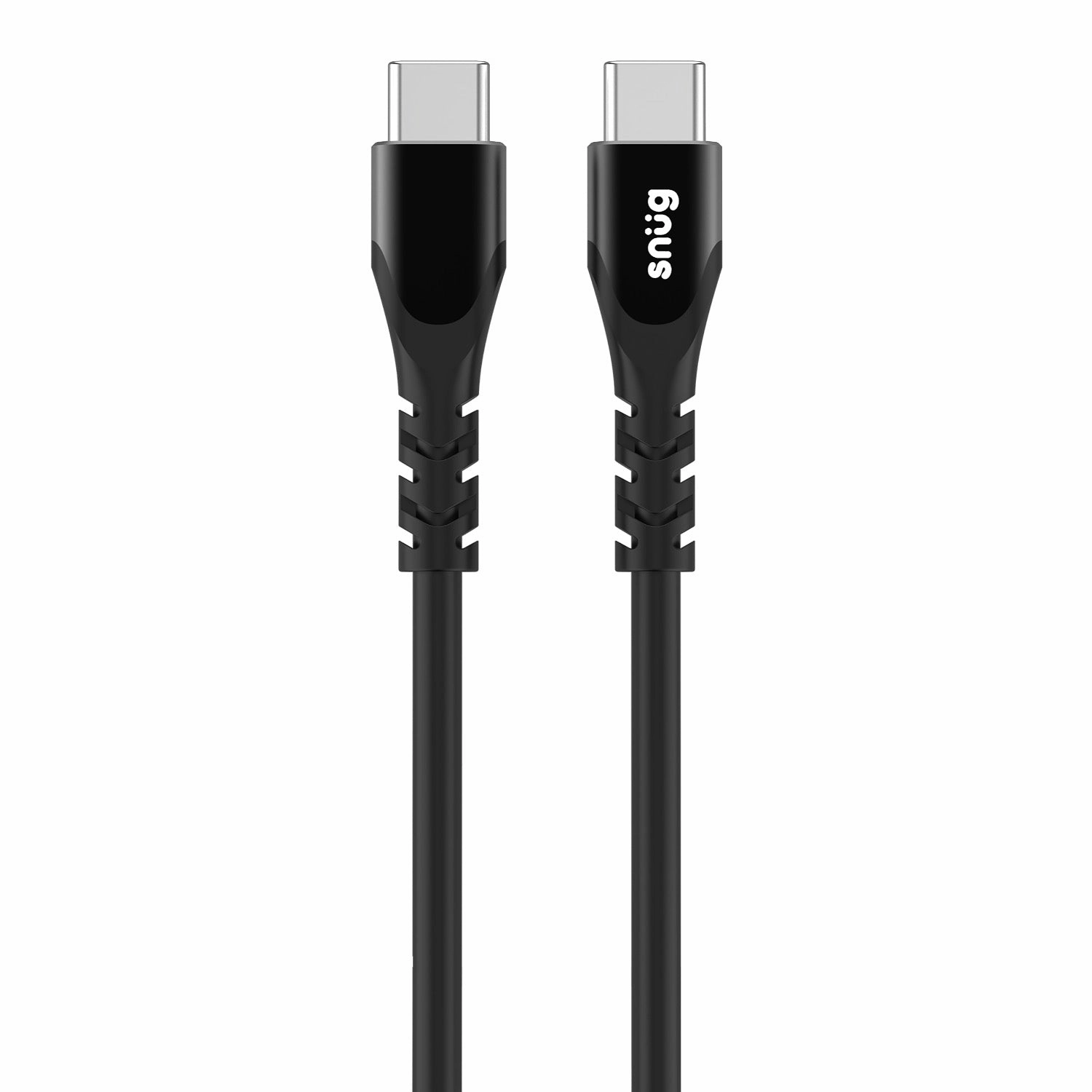 Special Online Offer Todays Hot Savings Snug Type-C To Type-C Silicone Cable - 1.2 Meter - Black (Snpw-Cabslty-Bk)