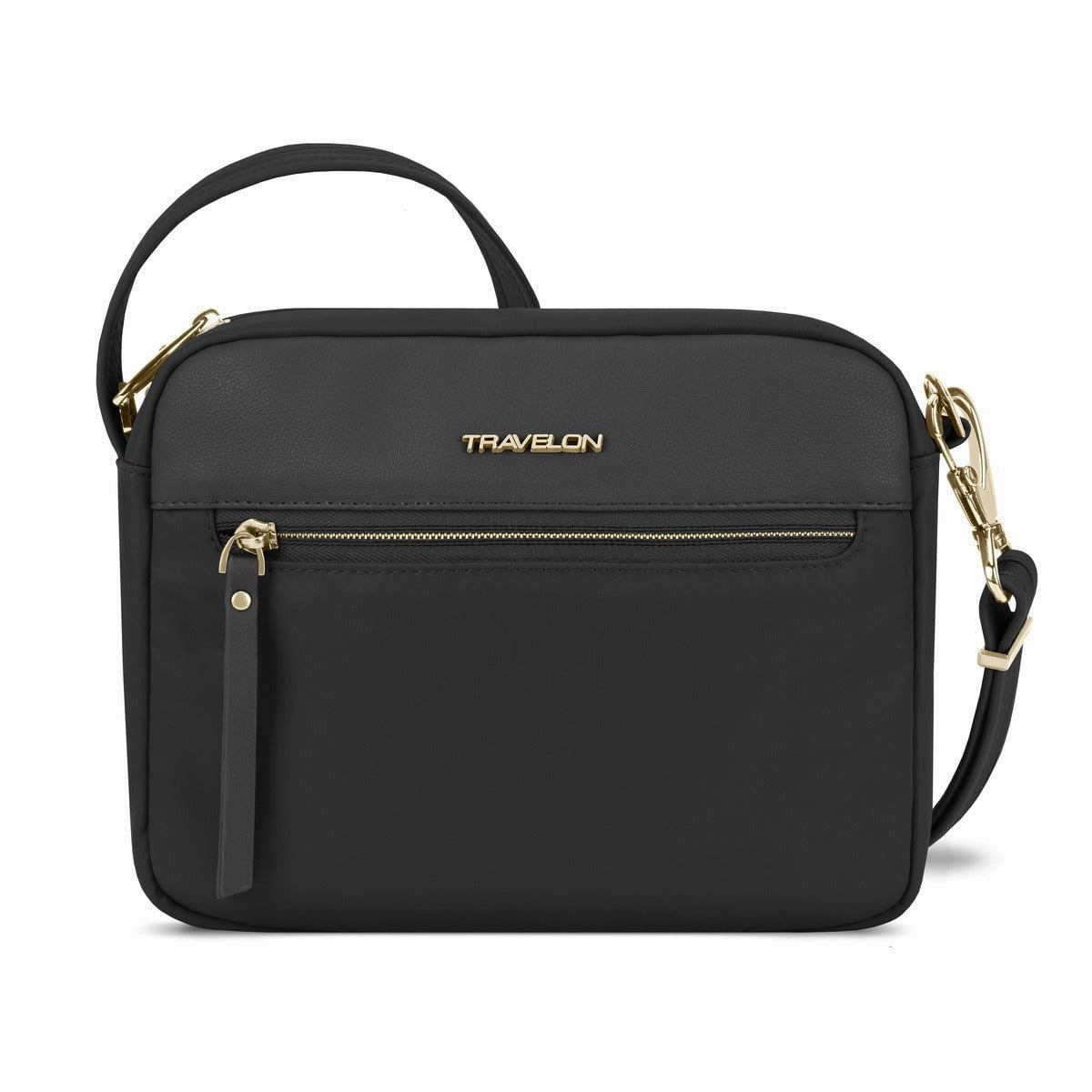 Travelon Anti-Theft Addison Small Crossbody Hidden Travel Wallet Travel Card Protector