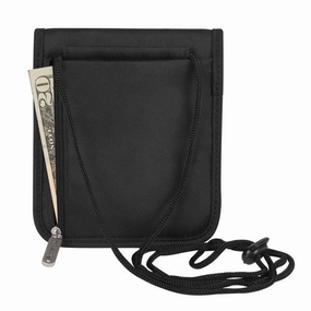 Secure Travel Bag Hidden Pouch Id And Boarding Pass Holder With Snap Closure