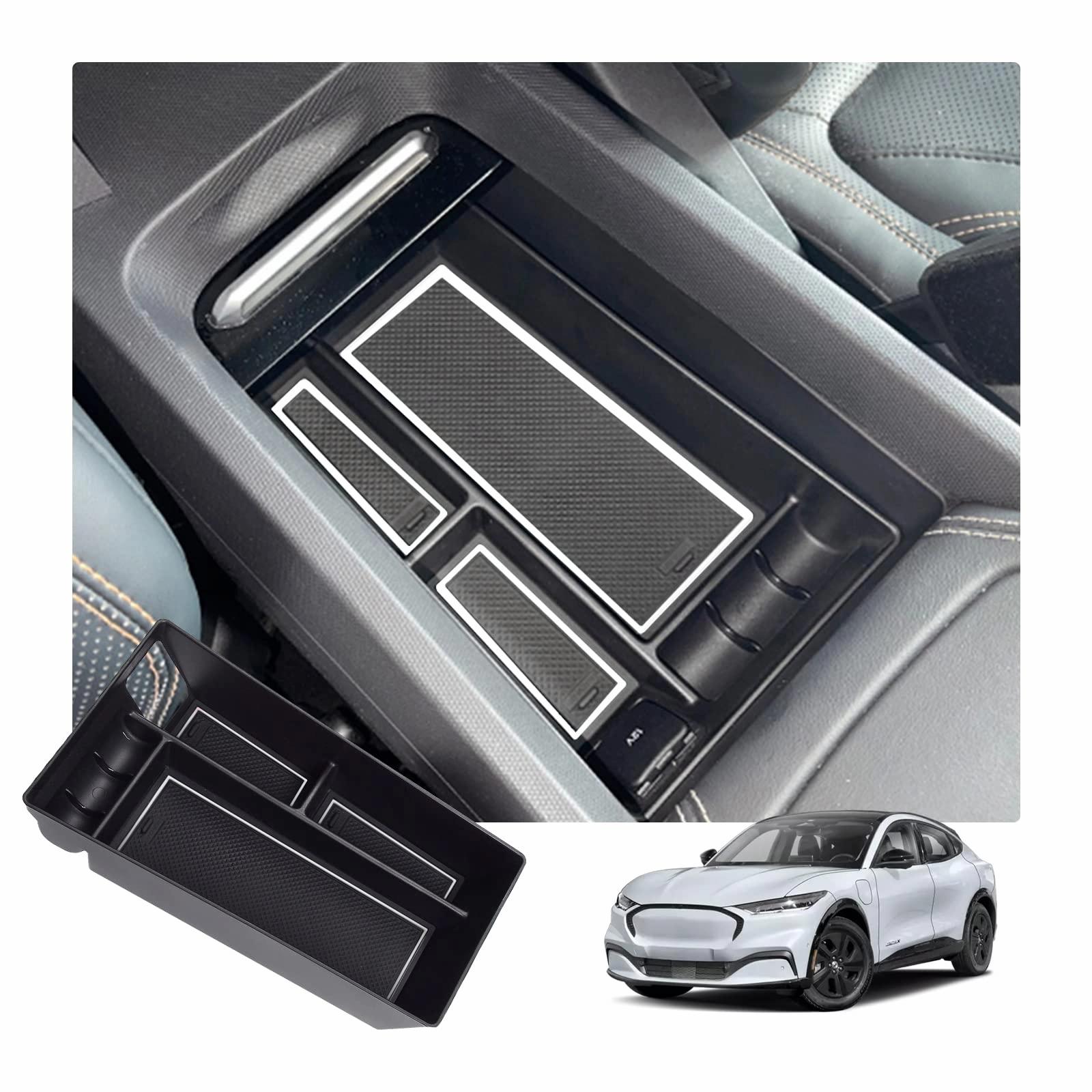 Clearance Event For Ford Mustang Mach-E Center Armrest Storage Tray 2021 