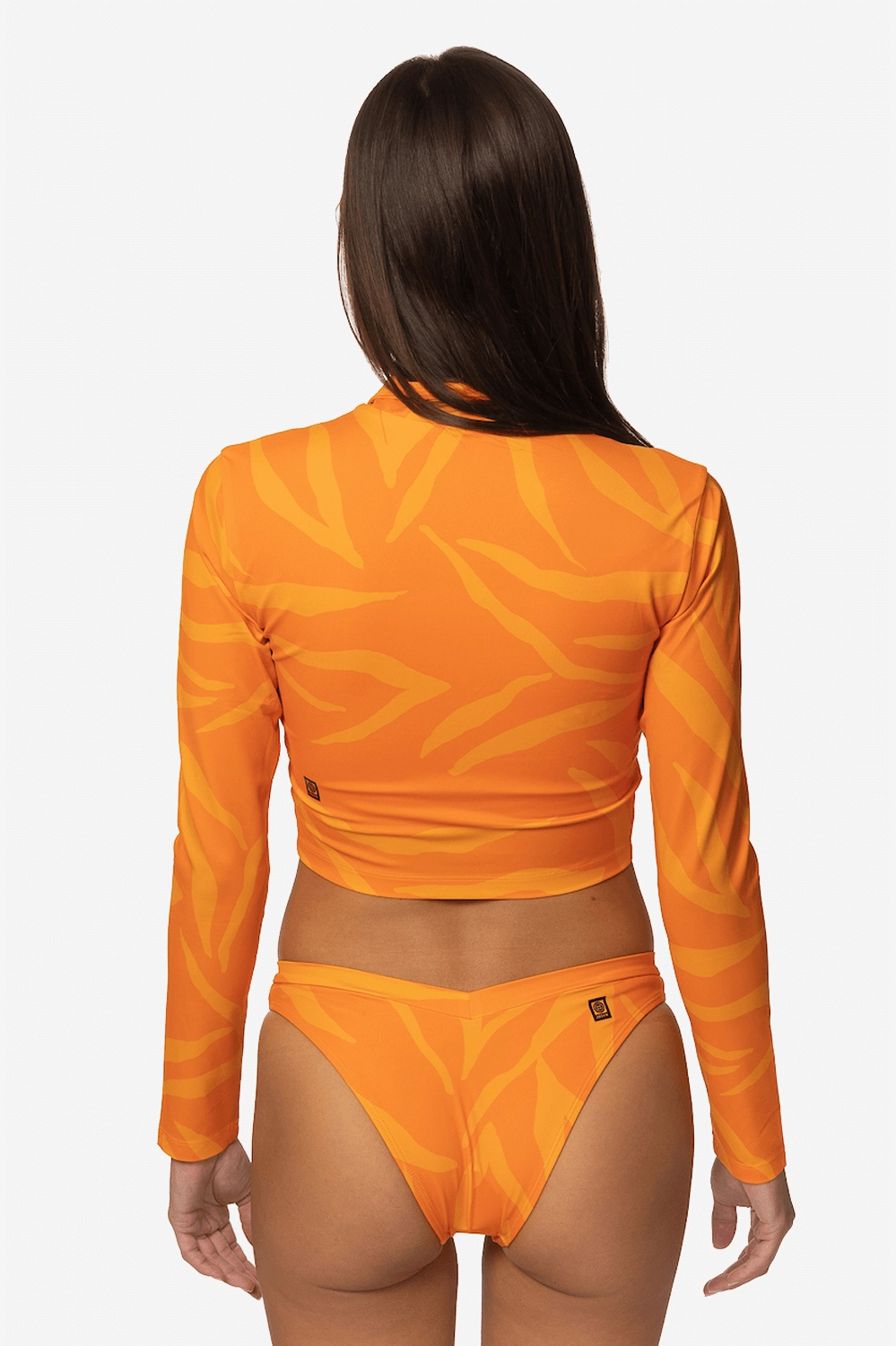 Tofino Long Sleeved Crop 1/4 Zip-up Rashie - Pyramid