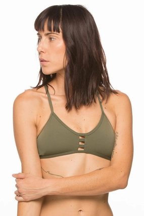 Tomcat Bikini Top - Army mix and match bikinis, stylish women's bikini options