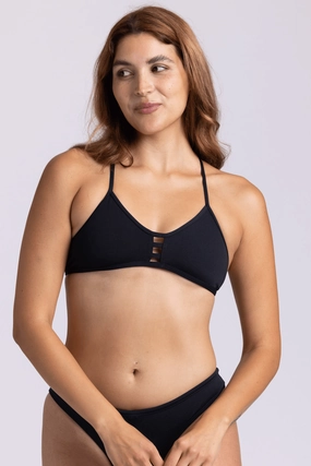 Tomcat Bikini Top - Black inclusive swimwear styles, all season swimwear options