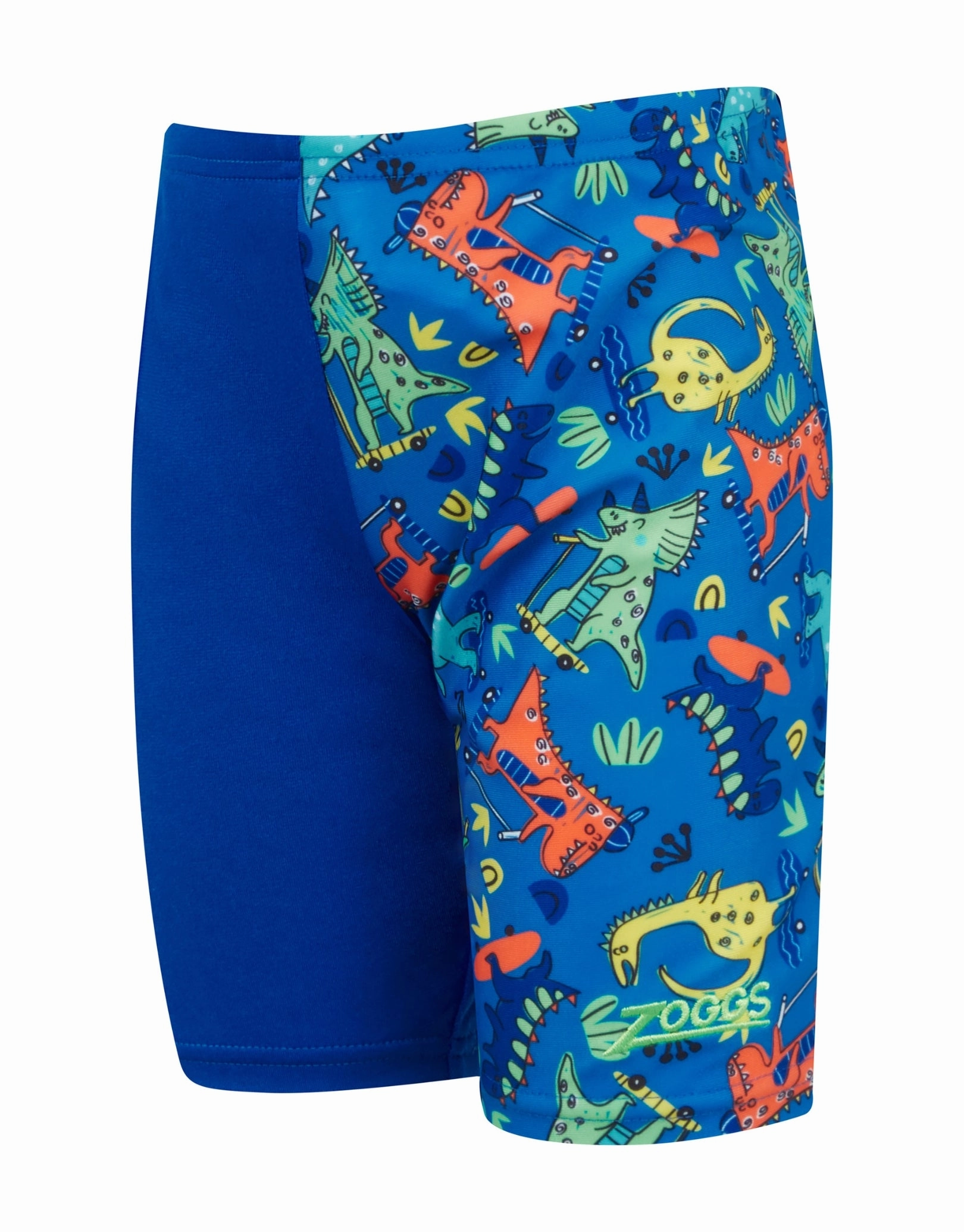 Tots Boys Skaters Mid Swim Jammer - Blue/Multi