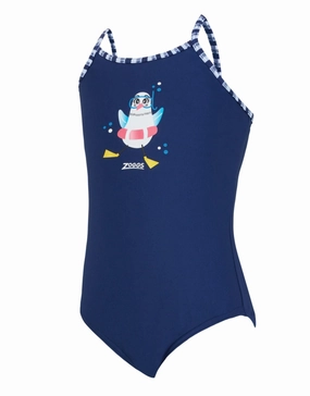 Tots Girls Little Gull Crossback Swimsuit baby swimwear sets, toddler swimwear with sun protection