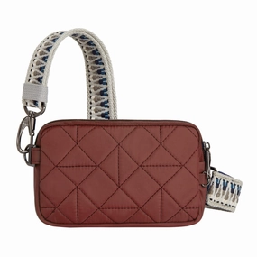 Anti-Theft Clip Wallet Anti-Theft Fanny Pack Bag Travelon Anti-Theft Boho Phone Sling - Geo Paprika