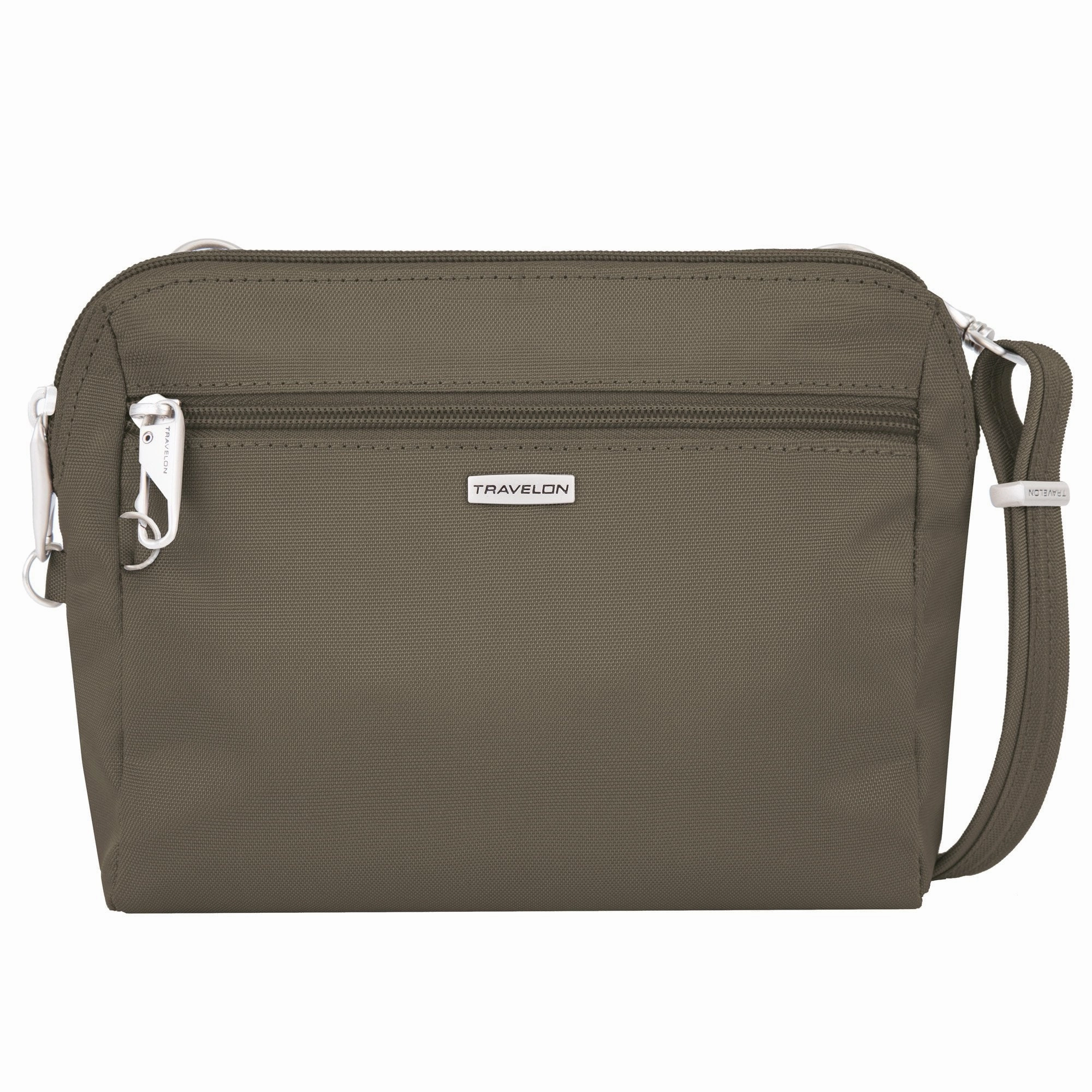 Travelon Anti-Theft Classic Convertible Crossbody & Waist Pack Secure Anti-Theft Wallet Travel Card Case