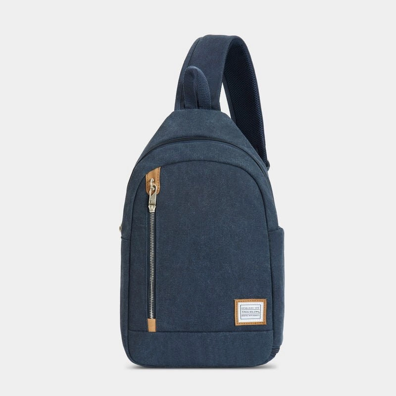 RFID Blocking Pouch Travel Money Pouch Travelon Anti-Theft Heritage Sling