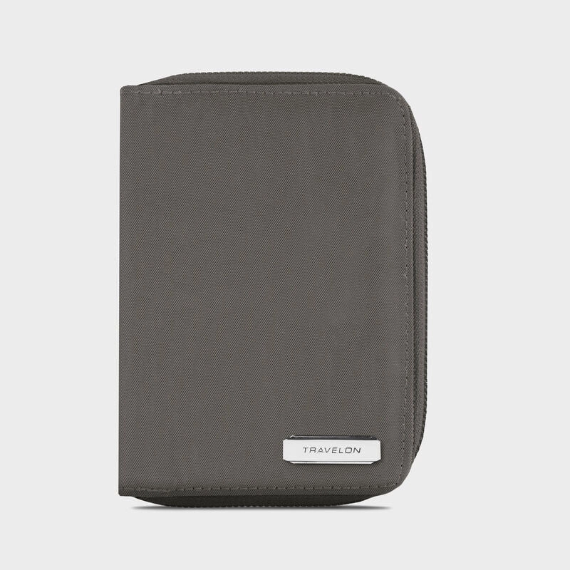 Anti-Theft RFID Card Holder Anti-Theft Sling Bag Travelon Rfid Blocking Passport Zip Wallet