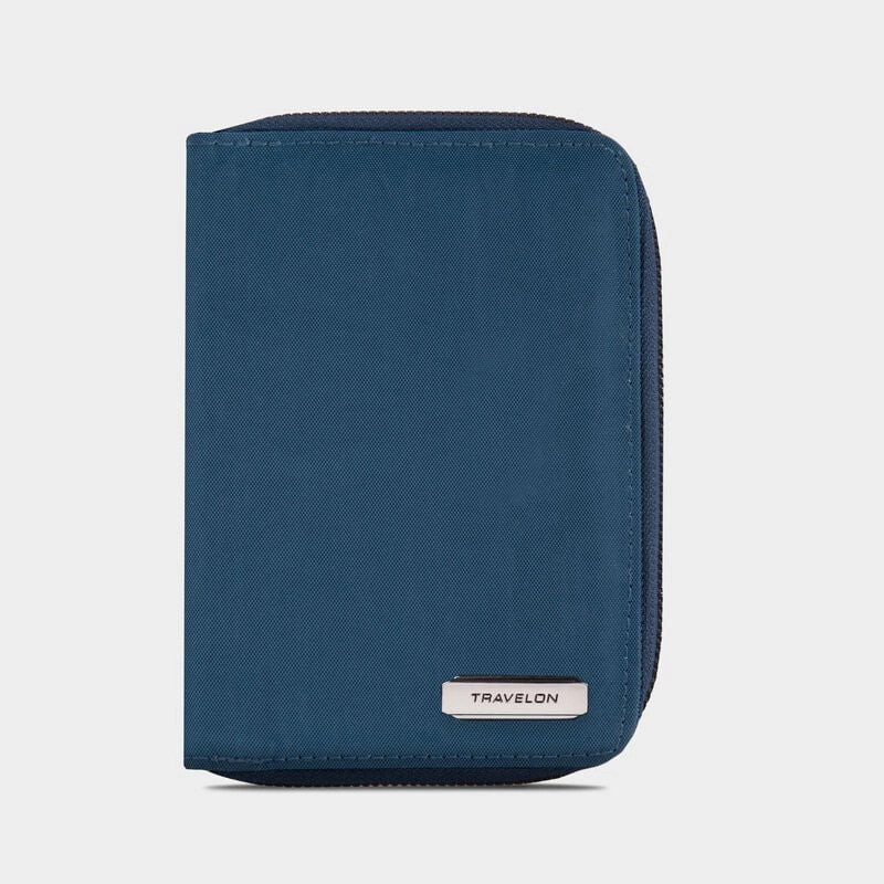 Travelon Rfid Blocking Passport Zip Wallet Anti-Theft Bag