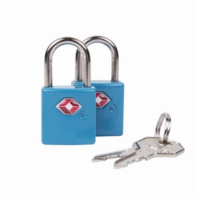 Todays Special Savings Travelon Set Of 2 Tsa Accepted Padlocks - Blue