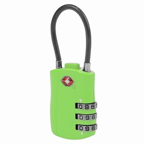 Big Sale Today Grab Todays Deal Travelon Tsa Accepted Cable Lock - Neon Green