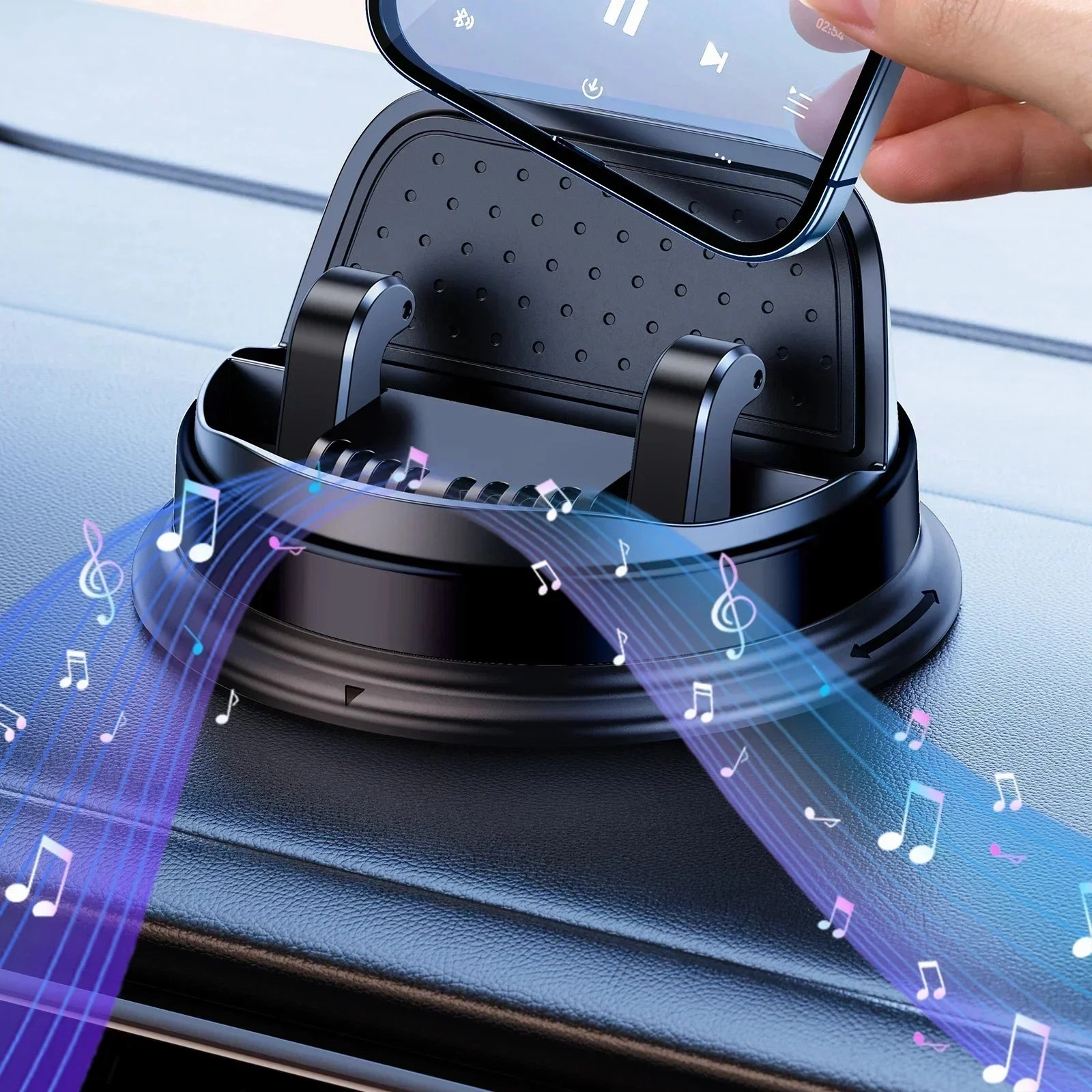 360 Rotatable Non-Slip Car Phone Holder Instant Discount Today Only Steal