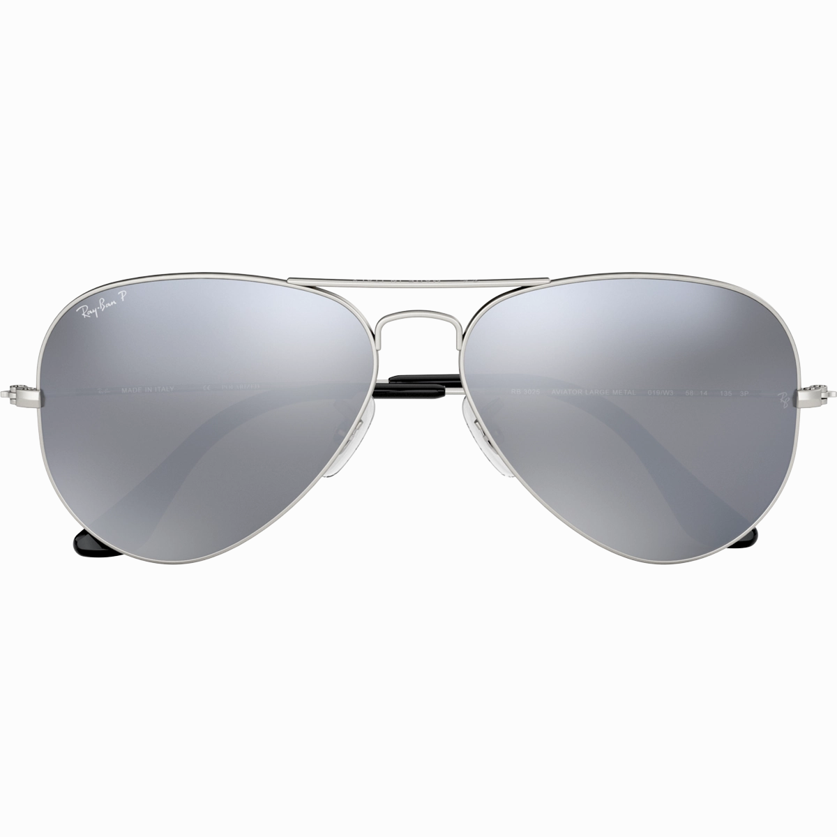 Aviator M - Matte Silver/Grey Mirror Deal Frenzy Today Dont Miss Out