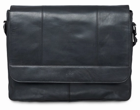 Mancini Buffalo Messenger Bag For 15'' Laptop / Tablet Hidden Travel Wallet