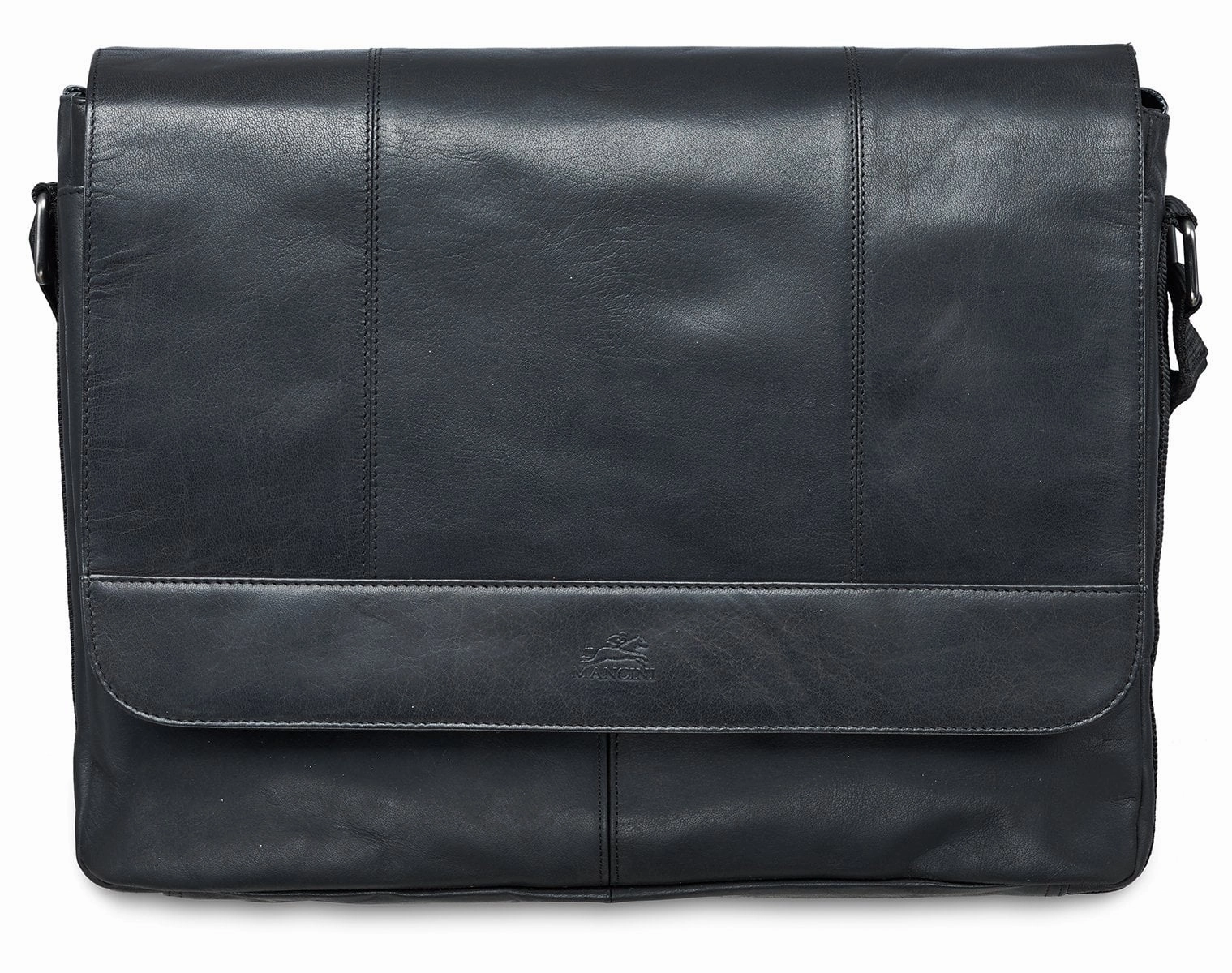 Mancini Buffalo Messenger Bag For 15'' Laptop / Tablet Hidden Travel Wallet