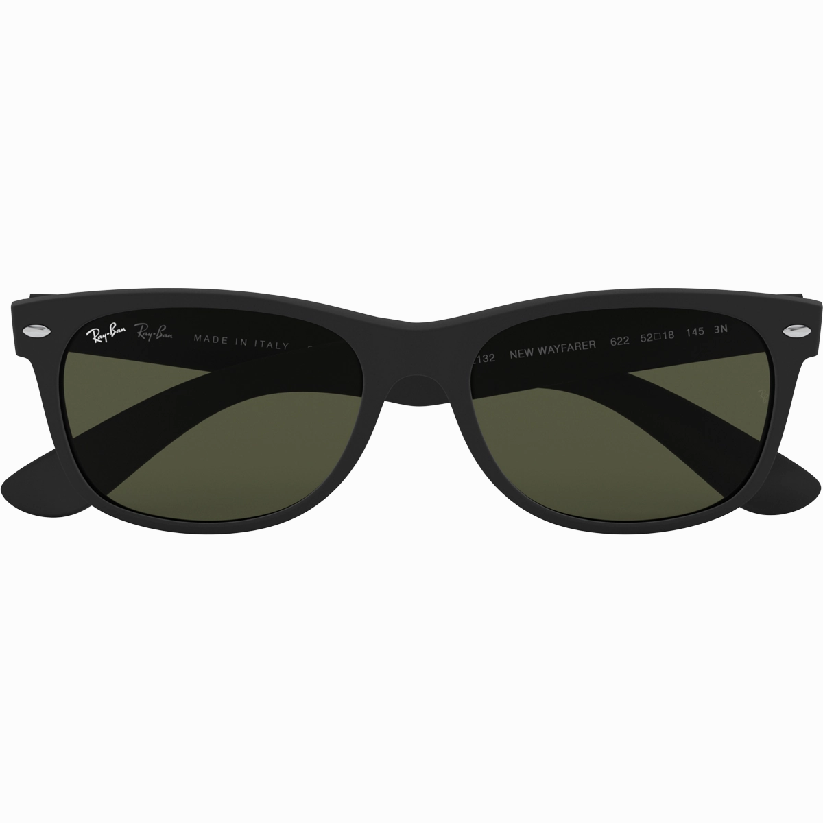 Biggest Savings Now New Wayfarer S - Rubber Black/G-15 Green