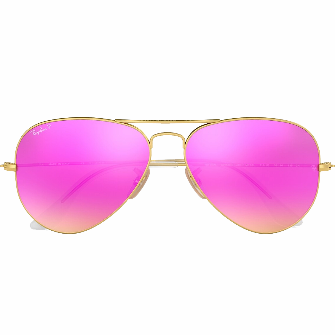 Big Sale Today Special Price Today Aviator M - Matte Gold/Mirror Fuxia