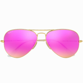Big Sale Today Special Price Today Aviator M - Matte Gold/Mirror Fuxia