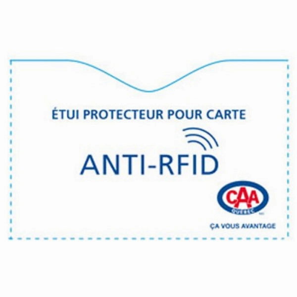 Caa-Quebec Anti-Rfid Sleeve Security Card Holder Anti-Theft Briefcase