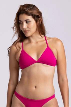 Triangle Bikini Top - Dragon Fruit all types of swimwear, stylish swimwear for all body types