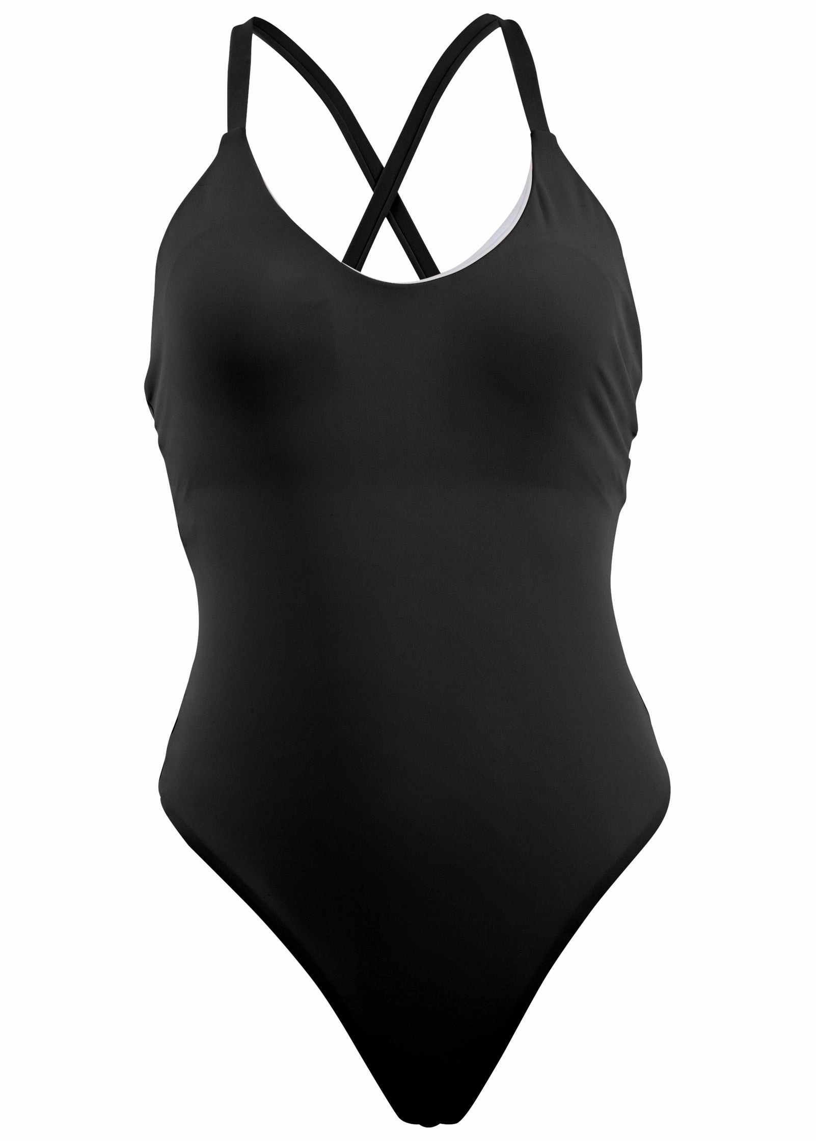 Tulum High Leg One-Piece - Black Beauty