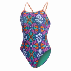 Uglies Womens Maya String Back One-Piece Swimsuit swim training suits women, performance one piece swimsuits