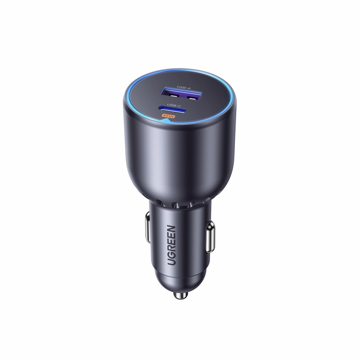 Save Today Event Grab Todays Deal Ugreen Dual Pd/Usb Car Charger 63W - Space Grey (Ug-Ec701-35023)