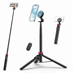 Ulanzi Mt-84 61" Phone Tripod, Magnetic Selfie Stick With Remote For Iphone Instant Savings Inside