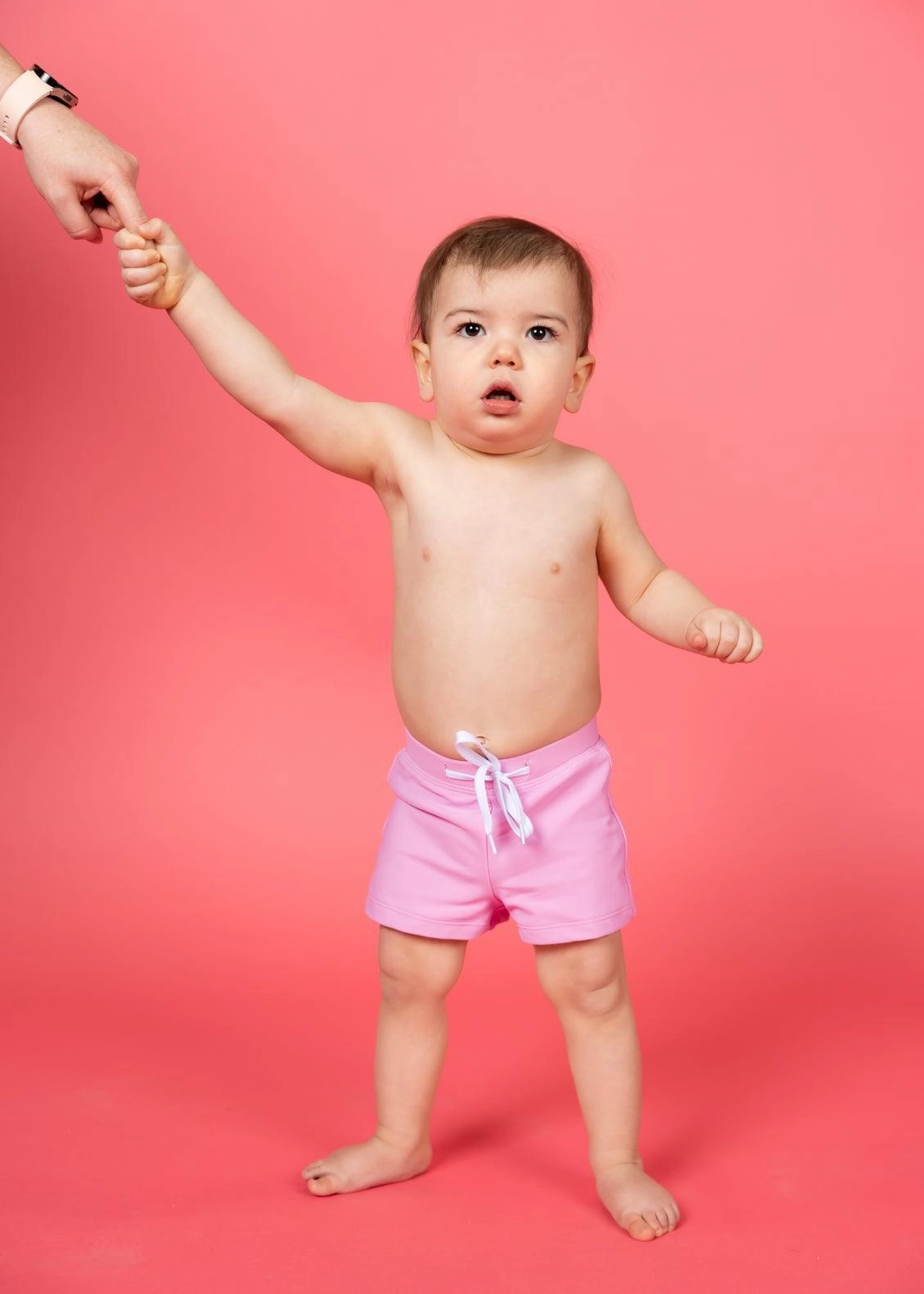 Ultimate Pink | Baby Euro Shorts boys summer swimwear, boys rash guard swim sets