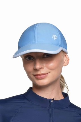 Unisex Wave Rider Sport Cap | Clear Sky Blue adjustable swimsuits for women, breathable swimwear for ladies