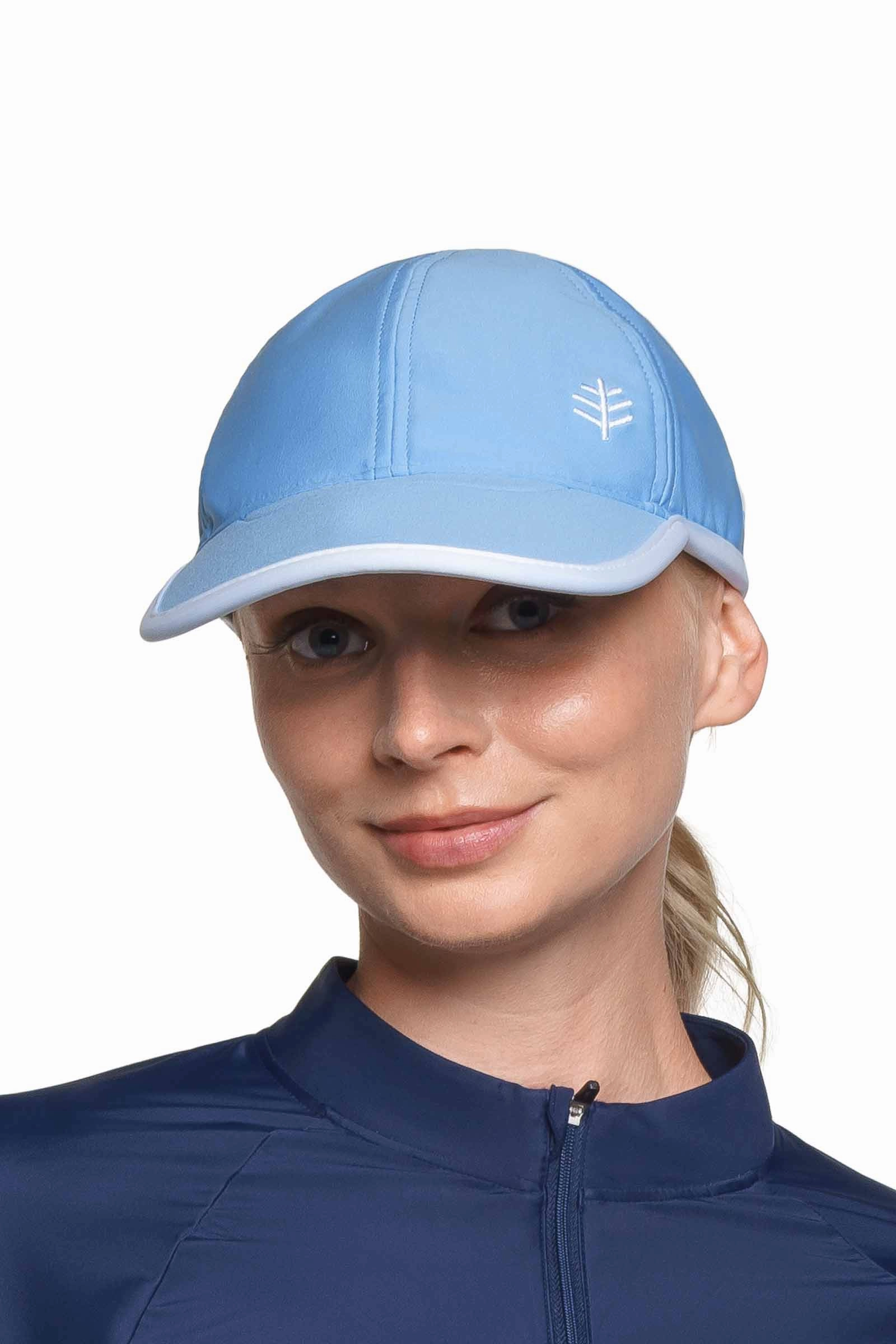 Unisex Wave Rider Sport Cap | Clear Sky Blue adjustable swimsuits for women, breathable swimwear for ladies
