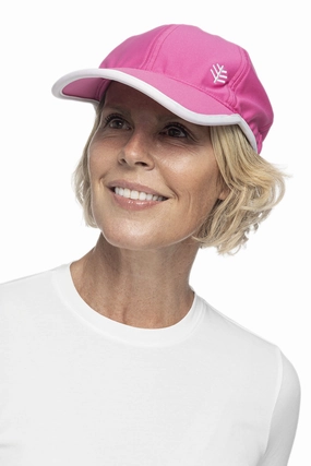 Unisex Wave Rider Sport Cap | Magnolia Pink adjustable swimsuits for women, breathable swimwear for ladies