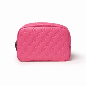 Small Monogram Toiletry Bag - Hot Pink Portable Duffel Bag