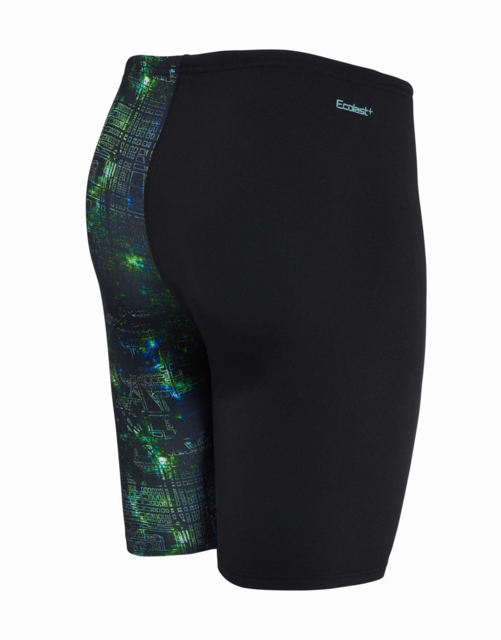 Urban Galaxy Print Mid Jammer - Black/Green