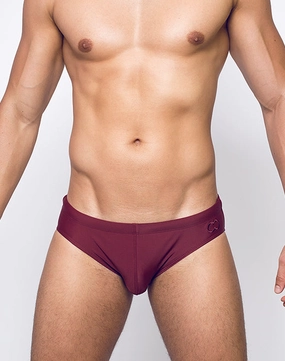 V10 Core (Series 2) Swimwear - Tawny Port mens swim briefs, simple swimwear for men