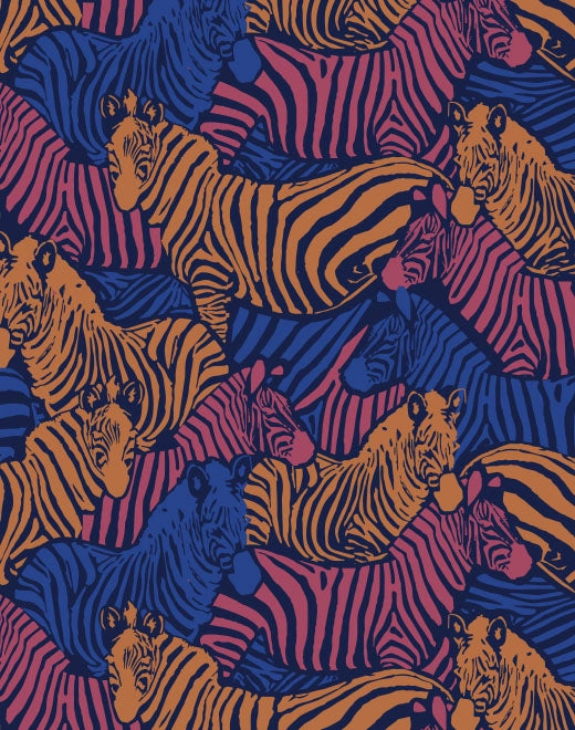 V10 Print Swim Brief - Stallion Navy