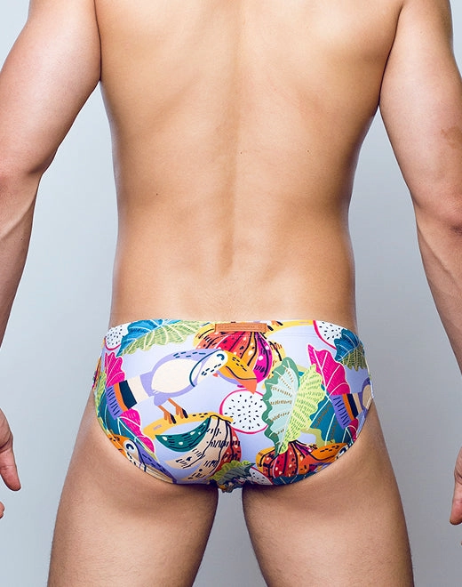 V10 Print Swimwear - Aves Purple