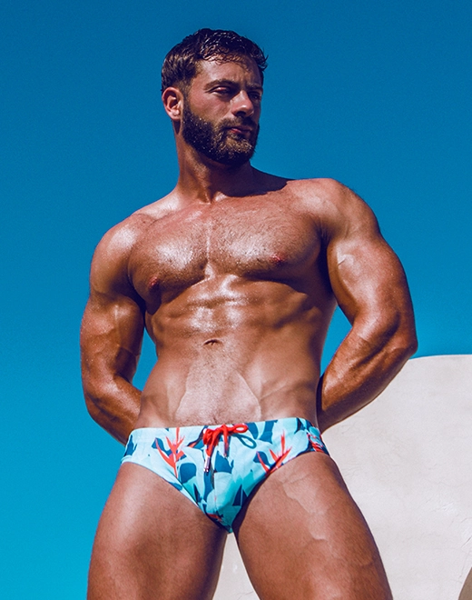V10 Print Swimwear - Caribbean Twist