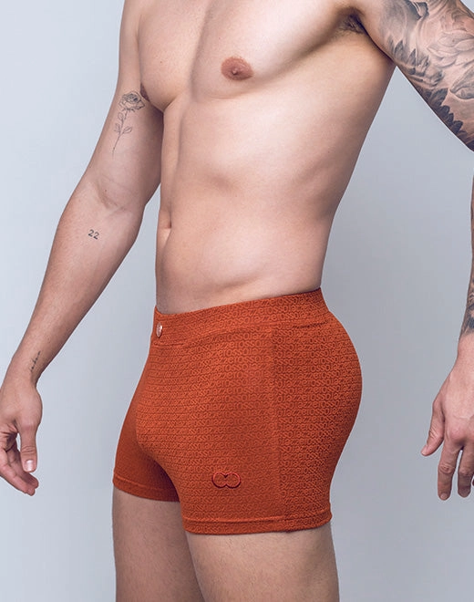 V60 Textured Swim Trunk - Signet Carmine