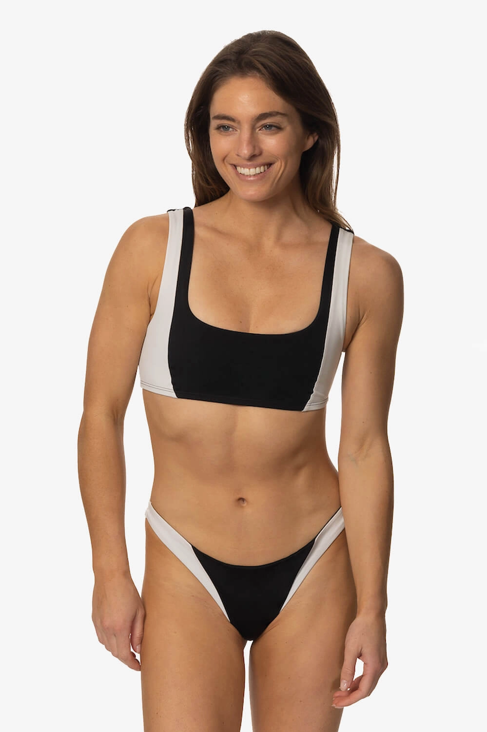 Valentina Bikini Bottom - Black & White