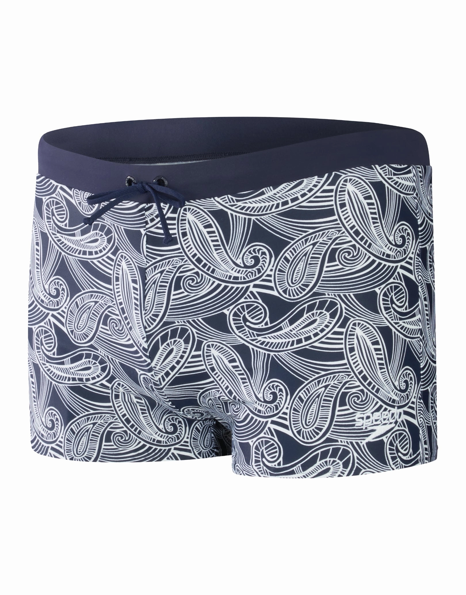 Valmilton Allover Aquashort - Navy/White