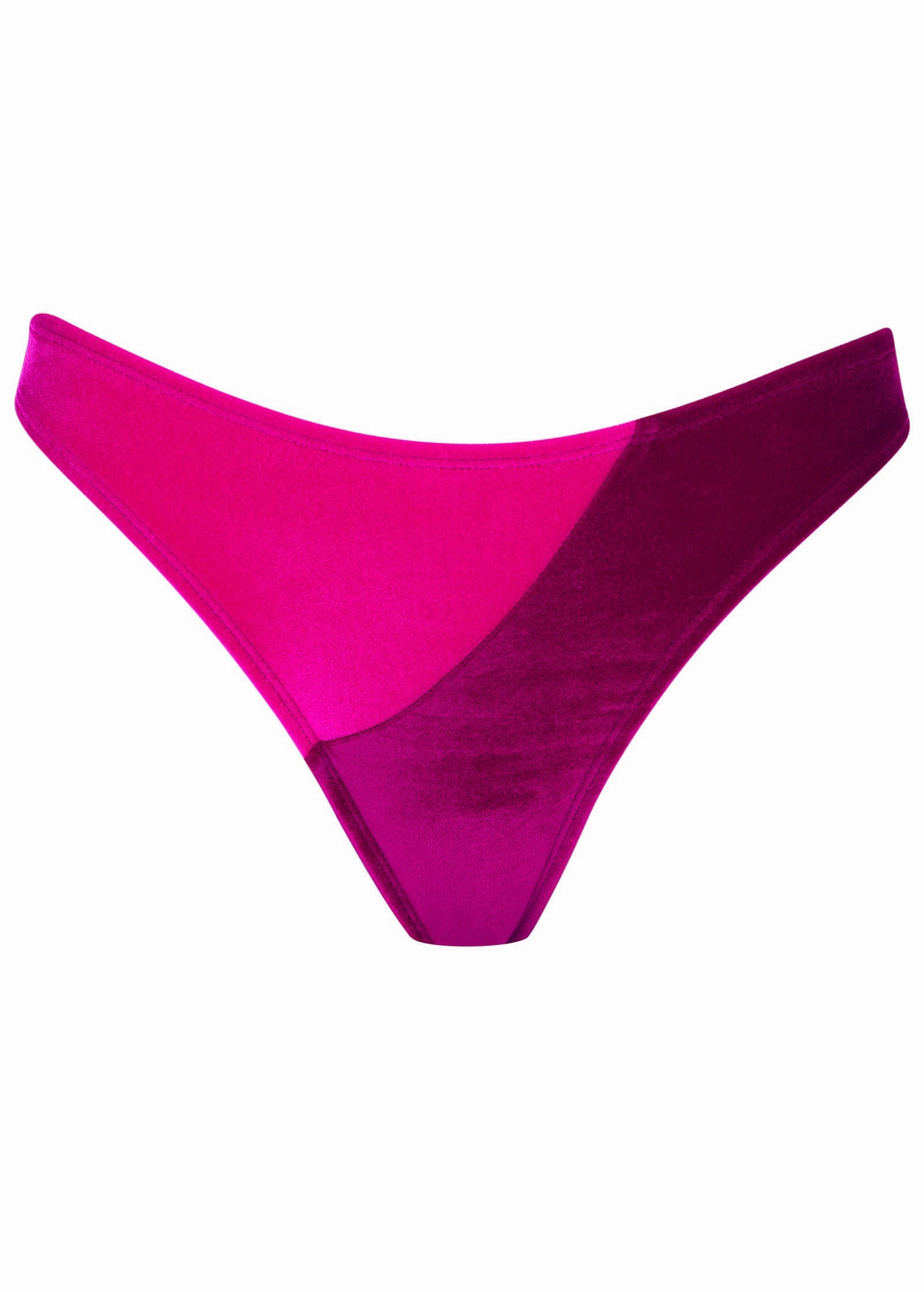 Velvet Cheeky Bottom - Pink Crush