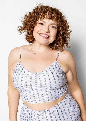 Vintage Blooms | Centered Top tankini swim tops, adjustable bikini tops