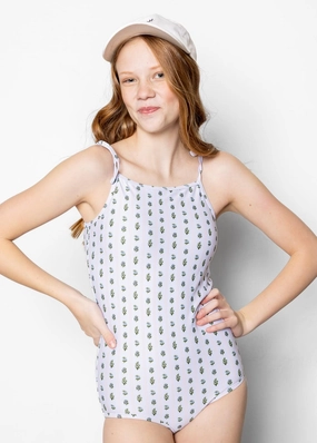 Vintage Blooms | Youth Simply One-Piece toddler girl swimwear, summer swimwear for girls