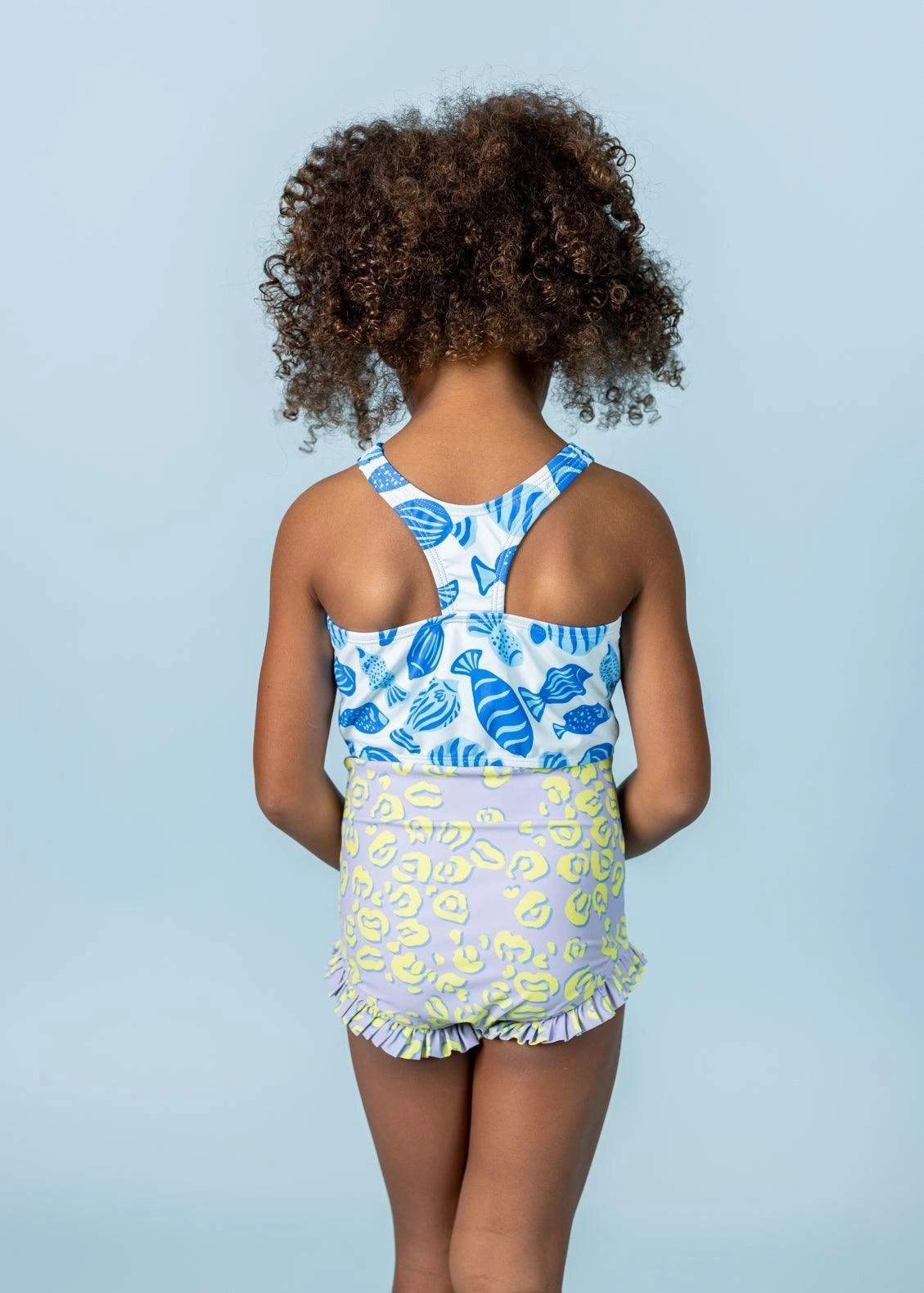 Vivid Cheetah | Mini All Ruffled Up Bottoms